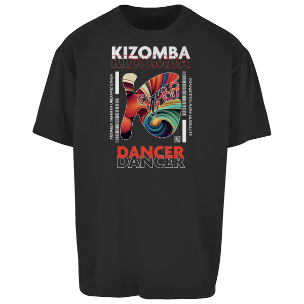 Latin Flow Kizomba Dancer Oversized Tee Rundhals Herren