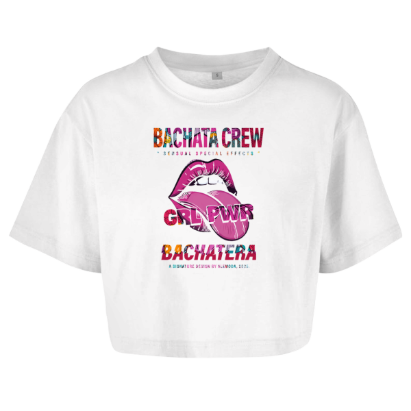 Latin Flow Bachatera Oversize Crop Top Damen