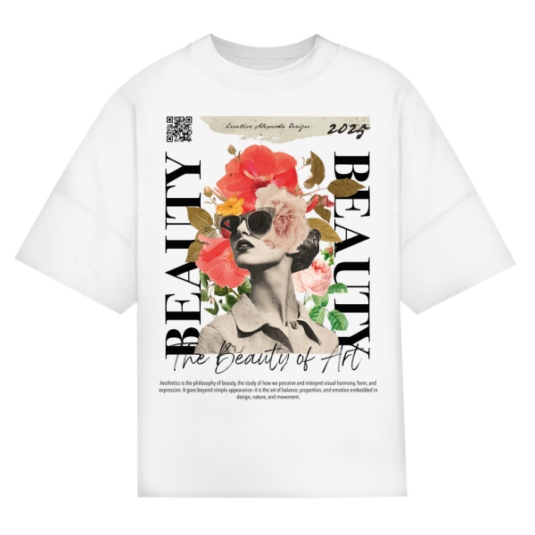 Urban Style Oversize Unisex Tee – Beauty | Rundhals